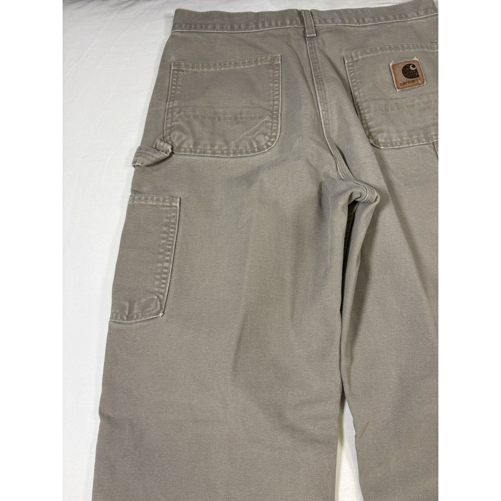 Vintage Carhartt B11 Desert Khaki Carpenter Work Pants 30 x 32 USA Made 0205 - Picture 9 of 15